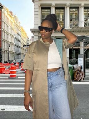 Moorer Verona Capsule Reversible Short-Sleeve Lightweight Parka/Coat